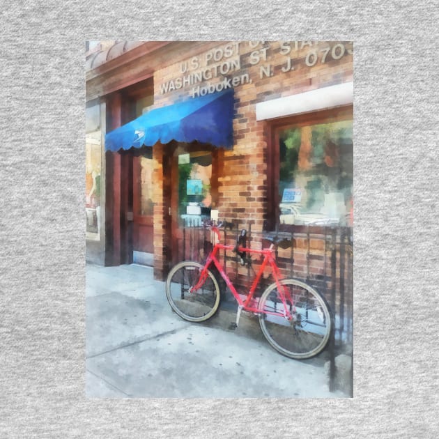 Hoboken NJ - Bicycle By Post Office by SusanSavad